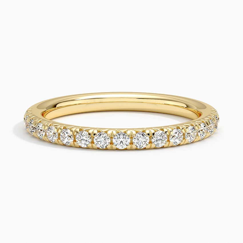 French Pavé - Yellow Gold - Detail
