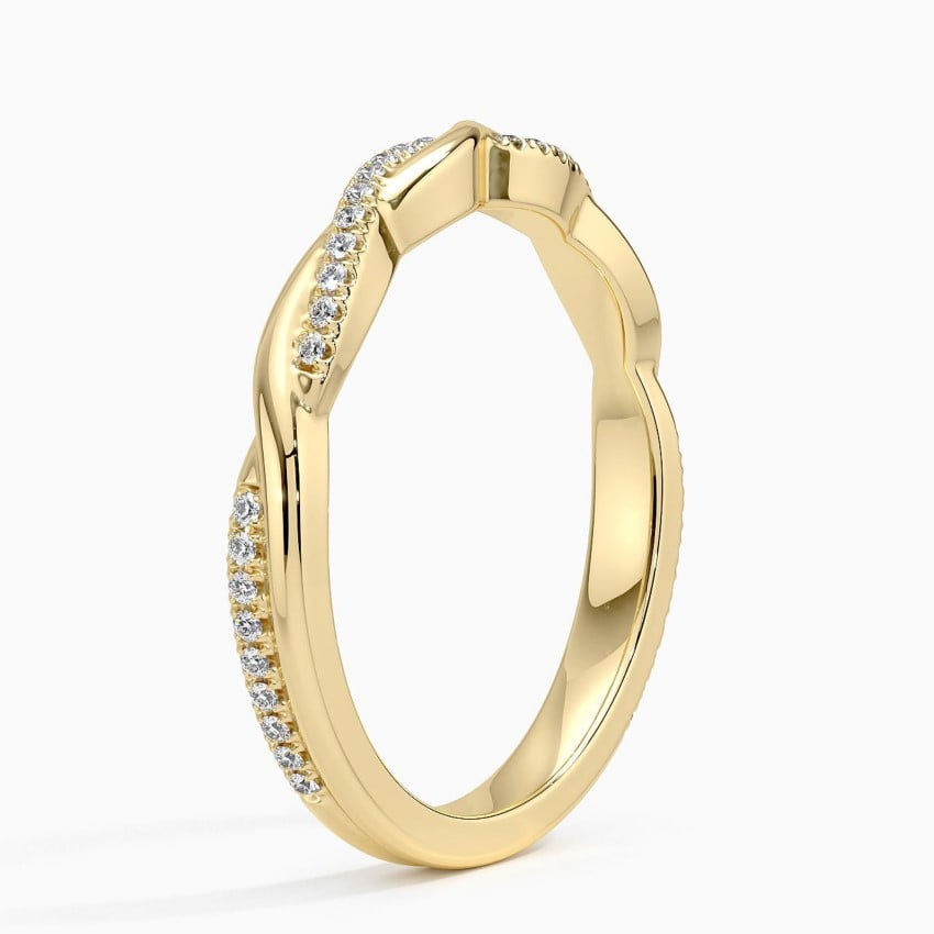 Woven Light - Yellow Gold - Side 1