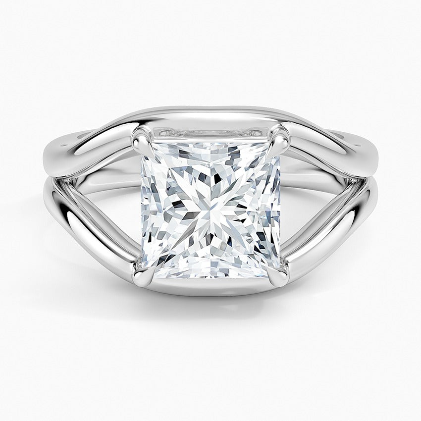 Mauritius Diamond Ring - White Gold - 2 ct - Top