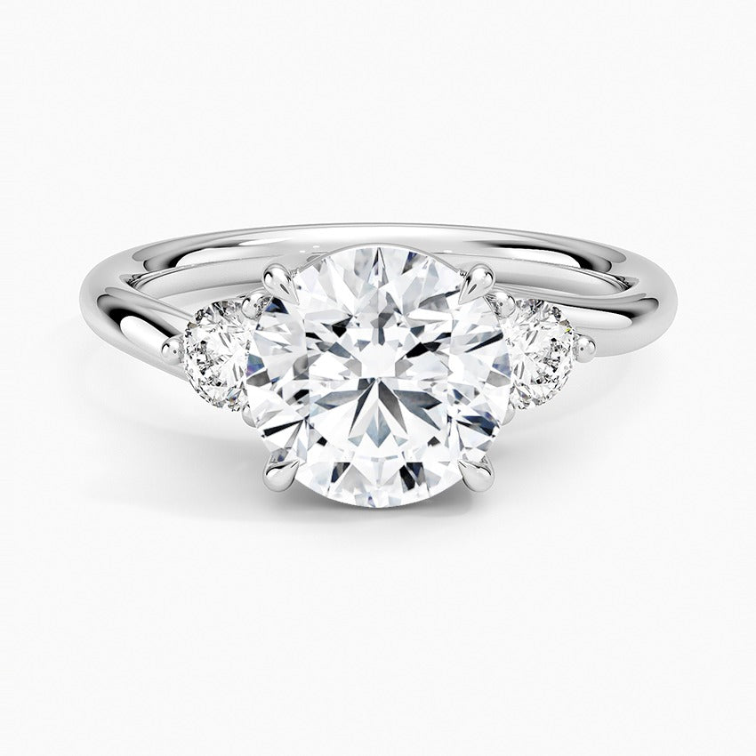 Vail Diamond Ring - White Gold - 2 ct - Top