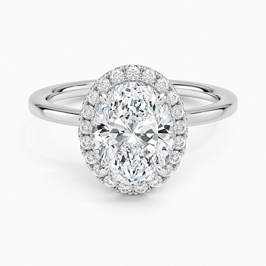 Sintra Diamond Ring - White Gold - 2 ct - Top