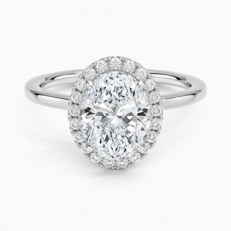 Sintra Diamond Ring - White Gold - 2 ct - Top