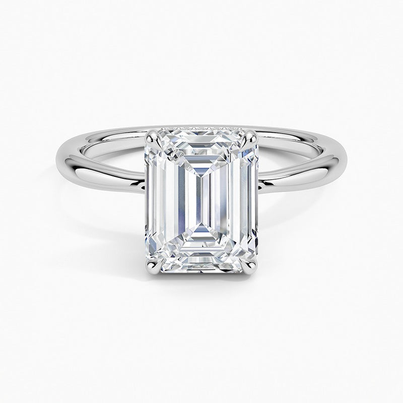 Maldives Diamond Ring - White Gold - 2 ct - Top