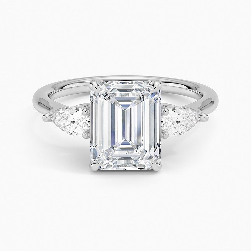 Banff Diamond Ring - White Gold - 2 ct - Top
