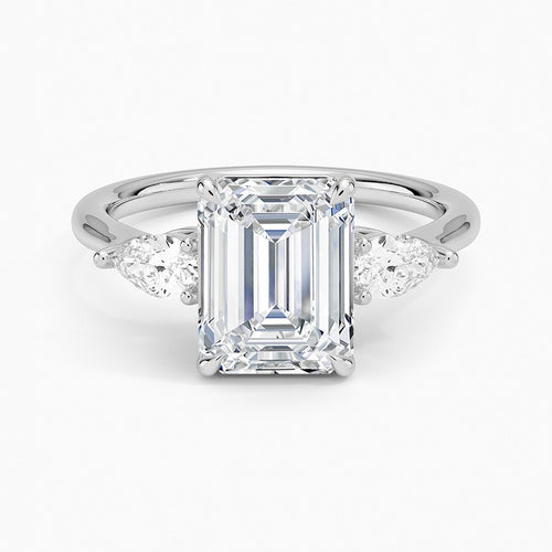 Banff Diamond Ring - White Gold - 2 ct - Top