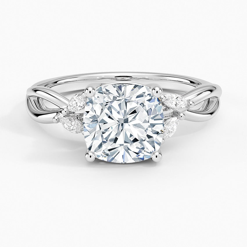 Monterey Diamond Ring - White Gold - 2 ct - Top