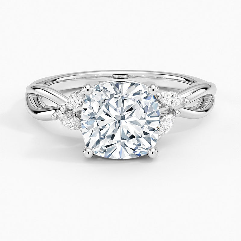 Monterey Diamond Ring - White Gold - 2 ct - Top
