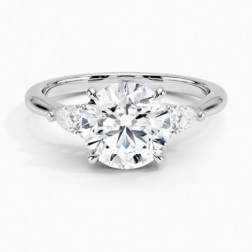 Agra Diamond Ring - White Gold - 2 ct - Top