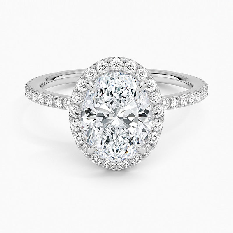 Telluride Diamond Ring - White Gold - 2 ct - Top