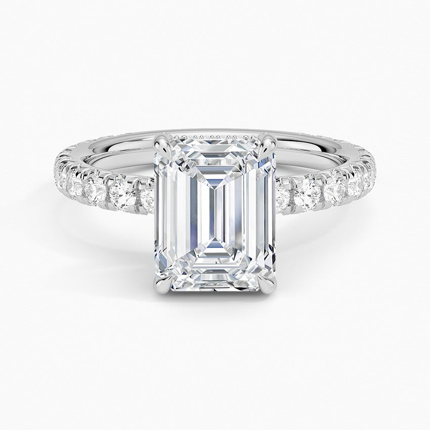 Milford Diamond Ring - White Gold - 2 ct - Top