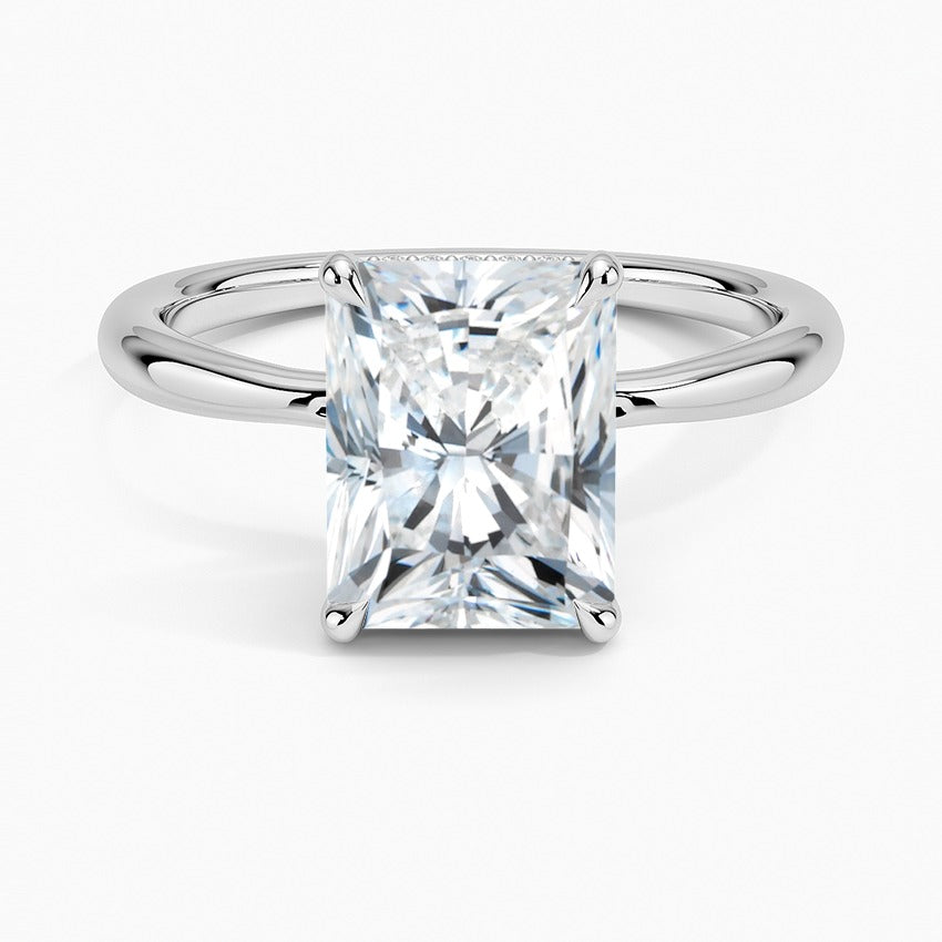 Marbella Diamond Ring - White Gold - 2 ct - Top