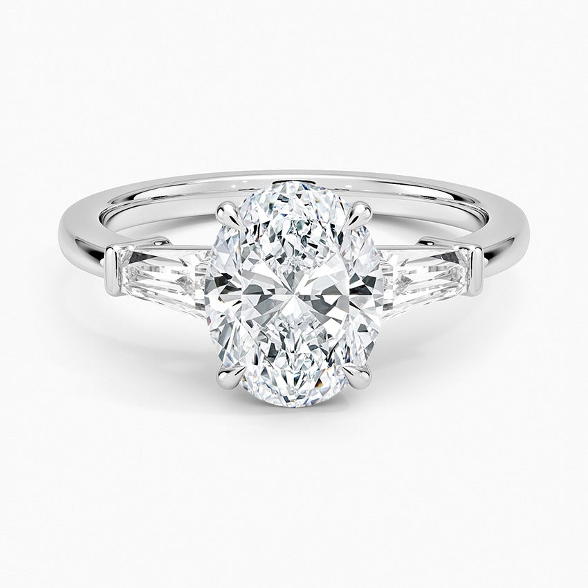 Vienna Diamond Ring - White Gold - 2 ct - Top