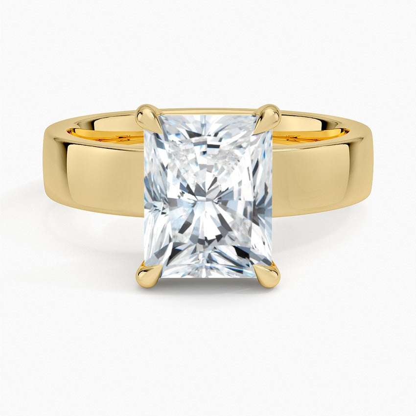 Savannah Diamond Ring - Yellow Gold - 2 ct - Top