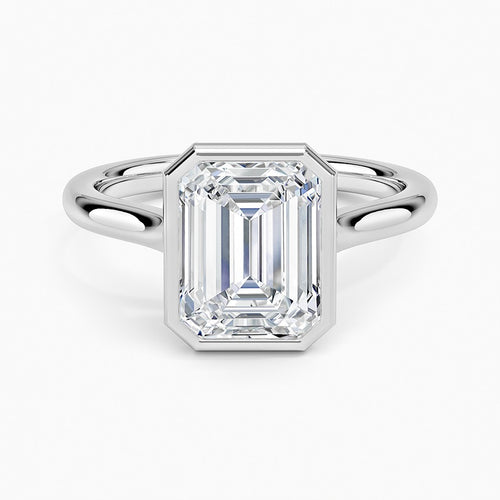 Big Sur Diamond Ring - White Gold - 2 ct - Top