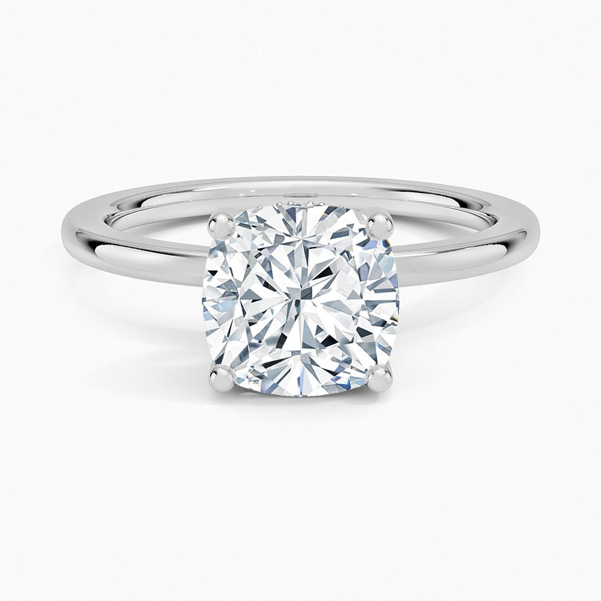 Tahiti Diamond Ring - White Gold - 2 ct - Top