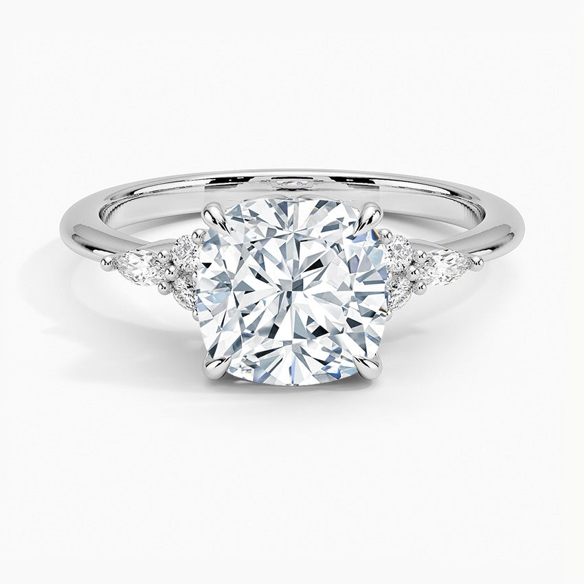 Cortina Diamond Ring - White Gold - 2 ct - Top