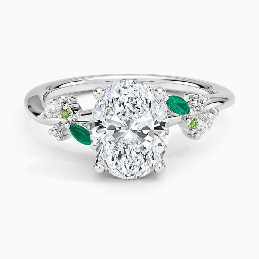 Lanai Diamond Ring - White Gold - 2 ct - Top
