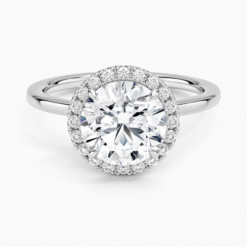 Sedona Lab-Grown Diamond Ring - White Gold - 2 ct - Top