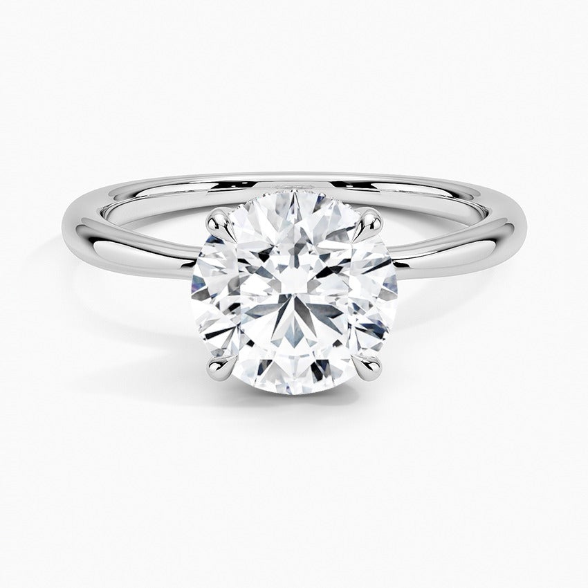 Bali Diamond Ring - White Gold - 2 ct - Top
