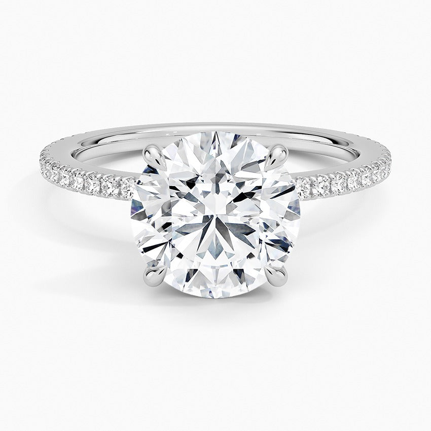 Ravello Lab-Grown Diamond Ring - White Gold - 2.5 ct - Top