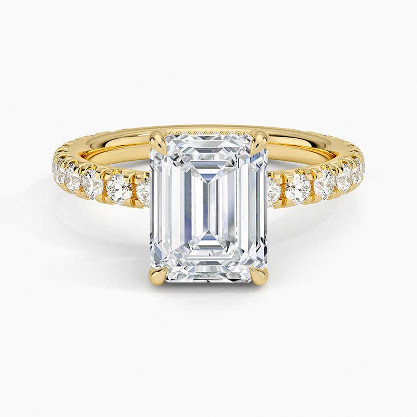 Milford Diamond Ring - Yellow Gold - 2 ct - Top