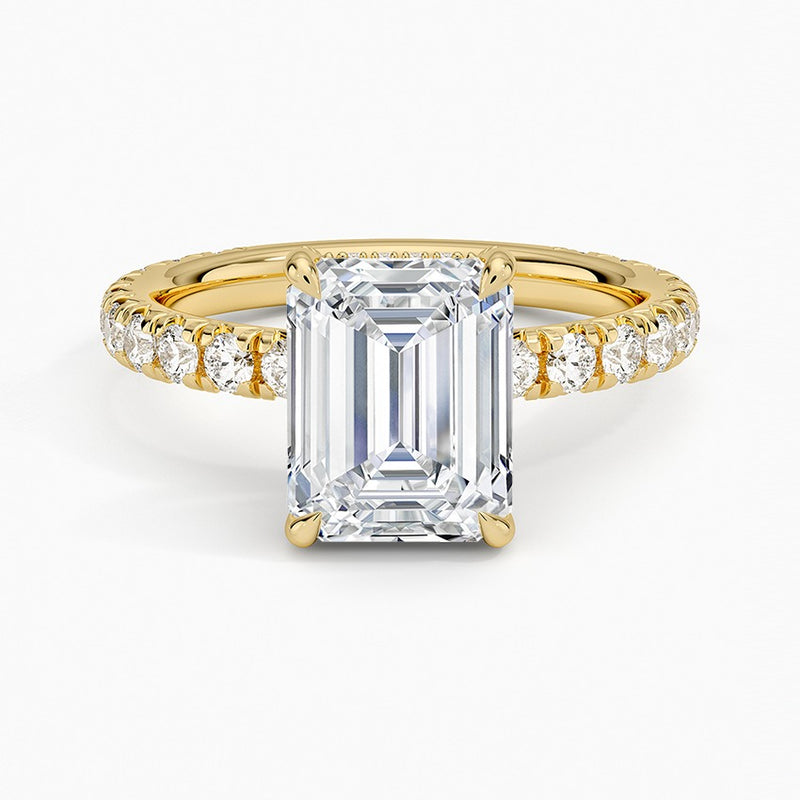 Milford Diamond Ring - Yellow Gold - 2 ct - Top