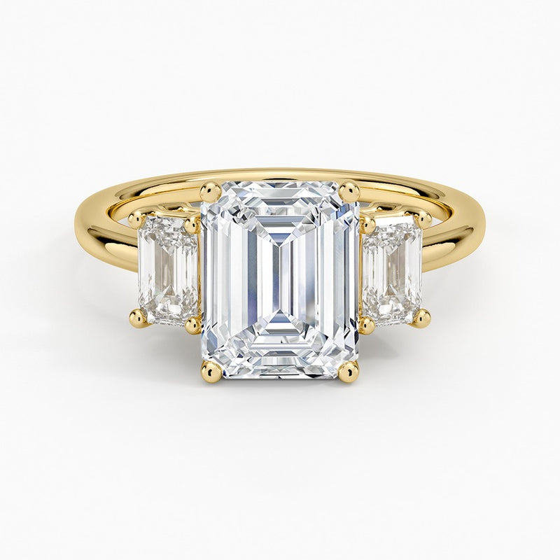 St. Moritz Diamond Ring - Yellow Gold - 2 ct - Top