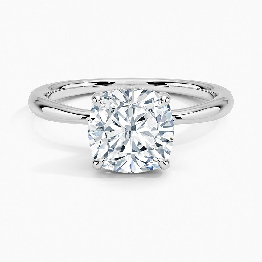 Mykonos Diamond Ring - White Gold - 2 ct - Top