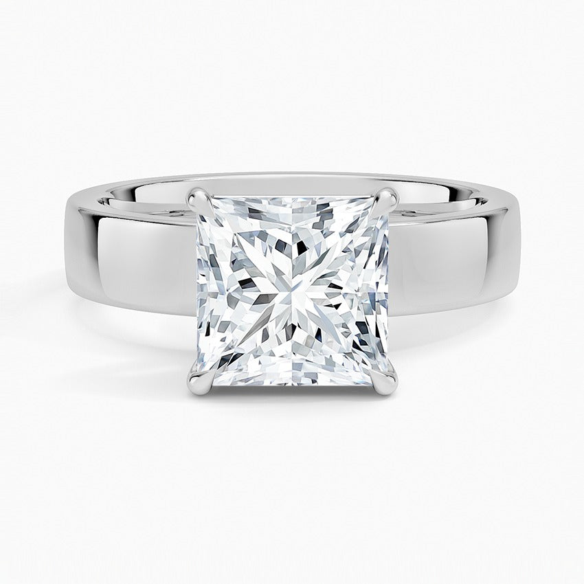 Charleston Diamond Ring - White Gold - 2 ct - Top