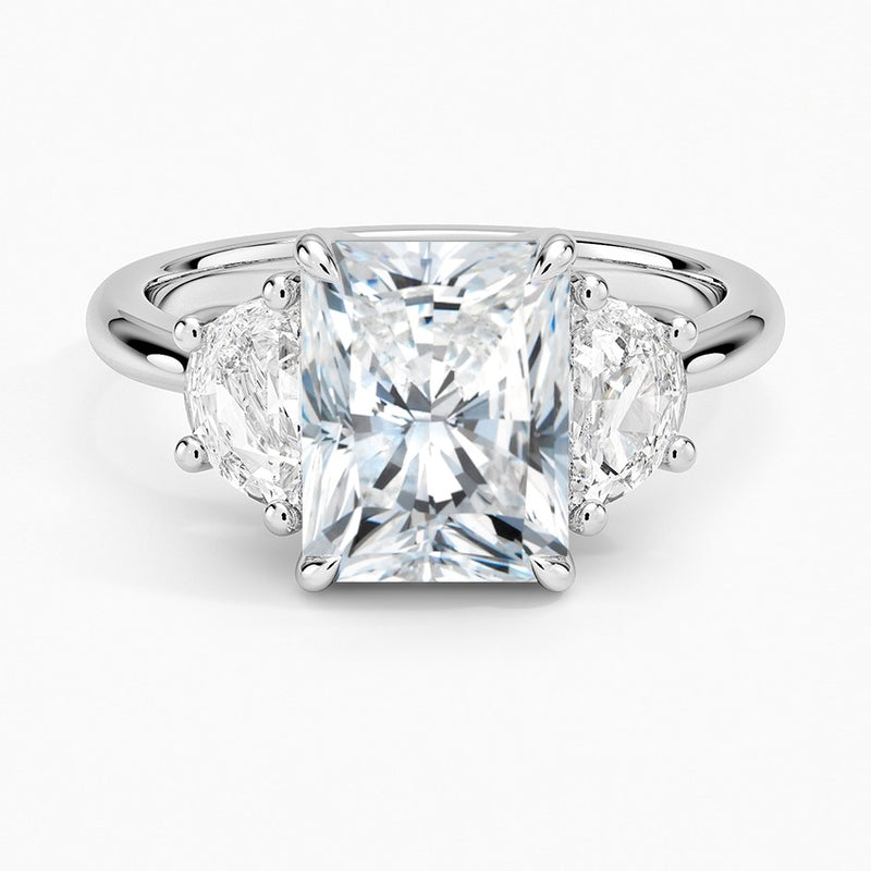 Mendoza Diamond Ring - White Gold - 2 ct - Top