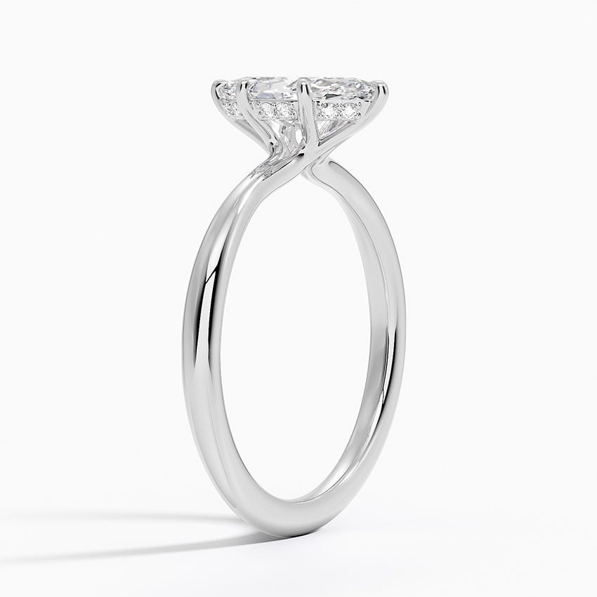 Kyoto Lab-Grown Diamond Ring - White Gold - 1 ct - Side 1