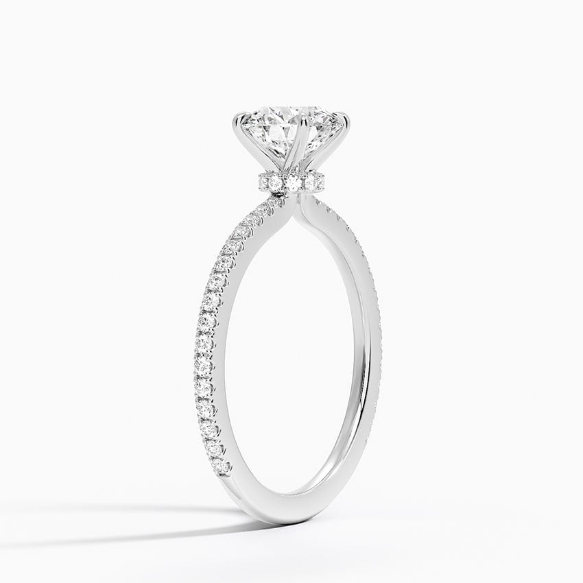 Ravello Lab-Grown Diamond Ring - White Gold - 1 ct - Side 1