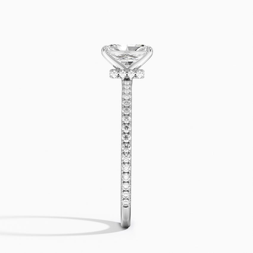 Bellagio Lab-Grown Diamond Ring - White Gold - 1 ct - Side 2