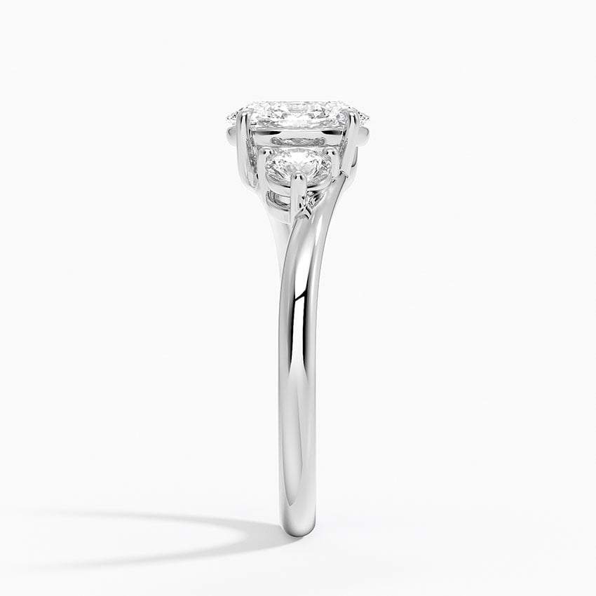 Kauai Lab-Grown Diamond Ring - White Gold - 1 ct - Side 2