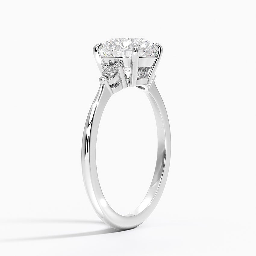 Byron Lab-Grown Diamond Ring - White Gold - 1.5 ct - Side 1