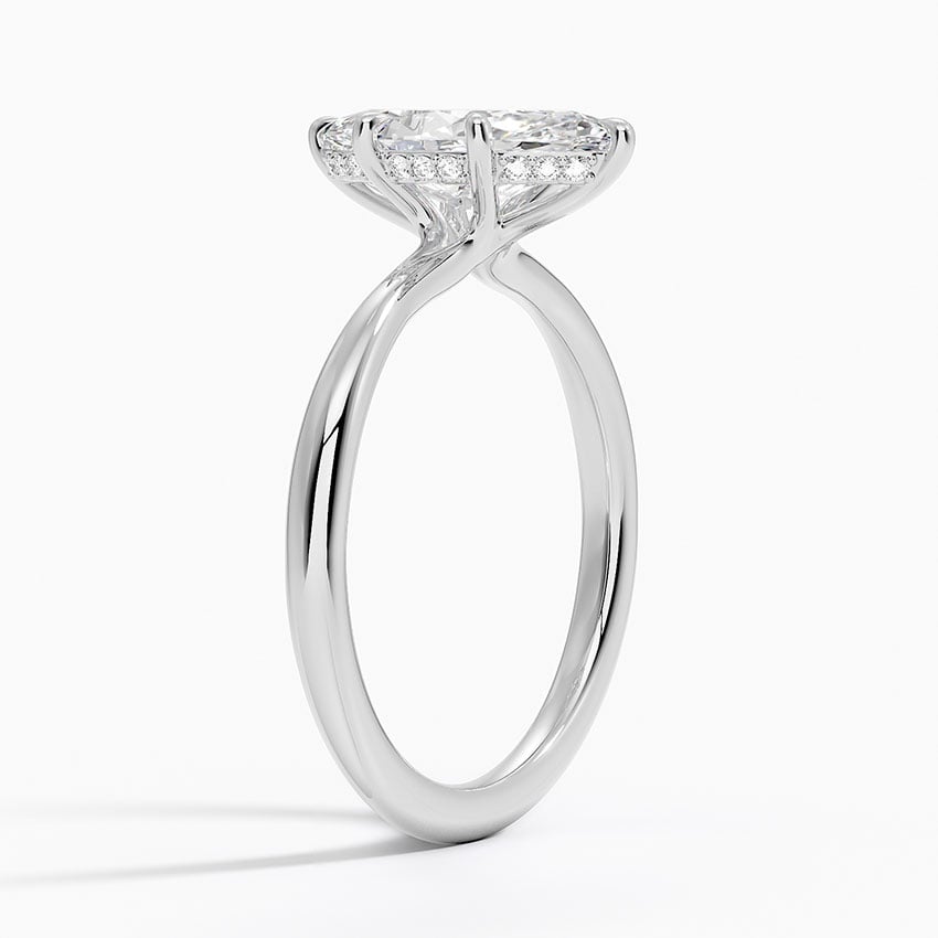 Kyoto Lab-Grown Diamond Ring - White Gold - 1.5 ct - Side 1