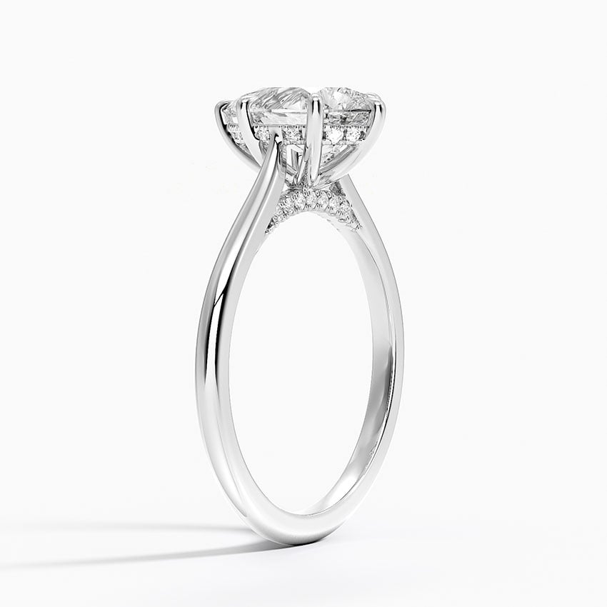 Maui Lab-Grown Diamond Ring - White Gold - 1.5 ct - Side 1
