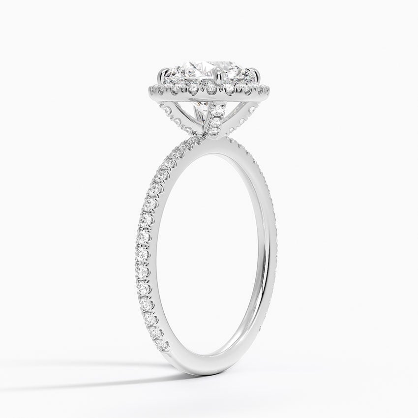 Palawan Lab-Grown Diamond Ring - White Gold - 1.5 ct - Side 1