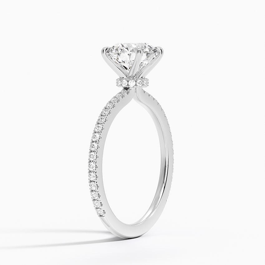 Ravello Lab-Grown Diamond Ring - White Gold - 1.5 ct - Side 1