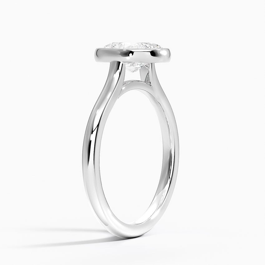 Valencia Lab-Grown Diamond Ring - White Gold - 1.5 ct - Side 1