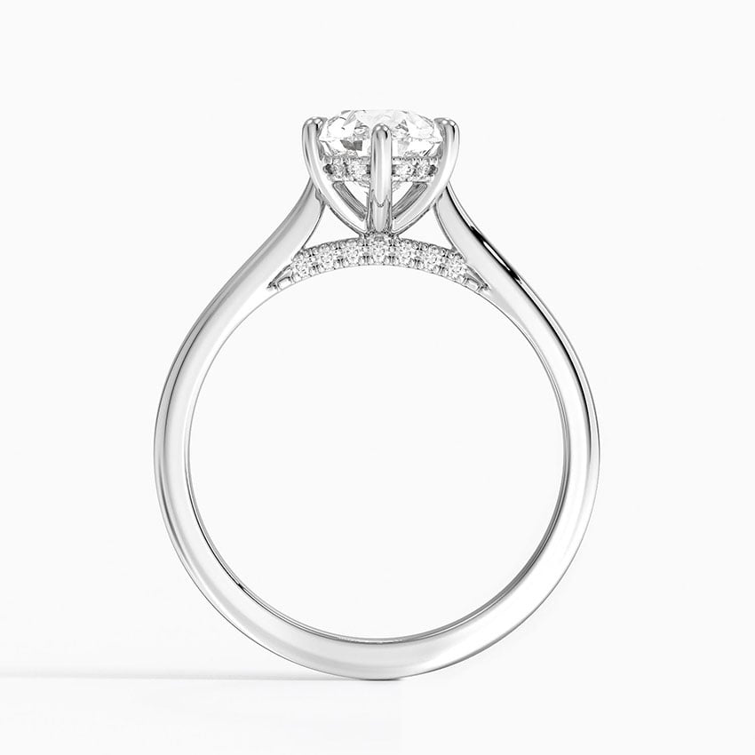 Maui Lab-Grown Diamond Ring - White Gold - 1.5 ct - Side 2