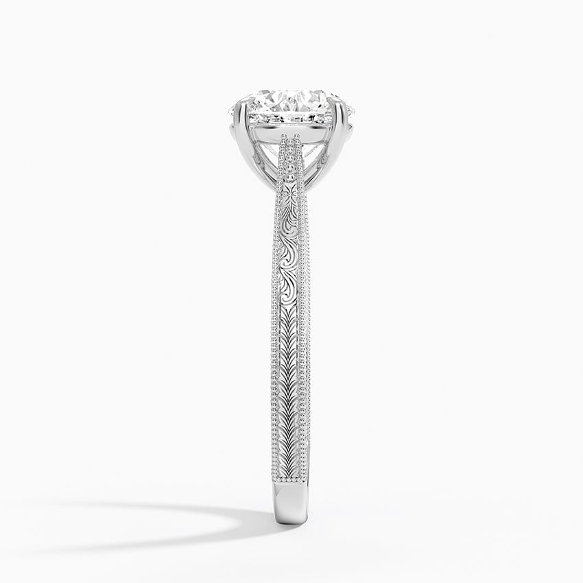 Okinawa Lab-Grown Diamond Ring - White Gold - 1.5 ct - Side 2