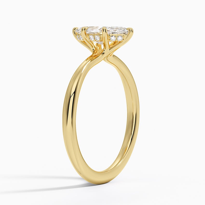 Kyoto Lab-Grown Diamond Ring - Yellow Gold - 1 ct - Side 1