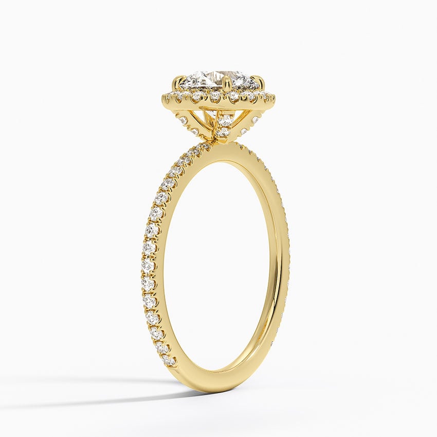 Palawan Lab-Grown Diamond Ring - Yellow Gold - 1 ct - Side 1