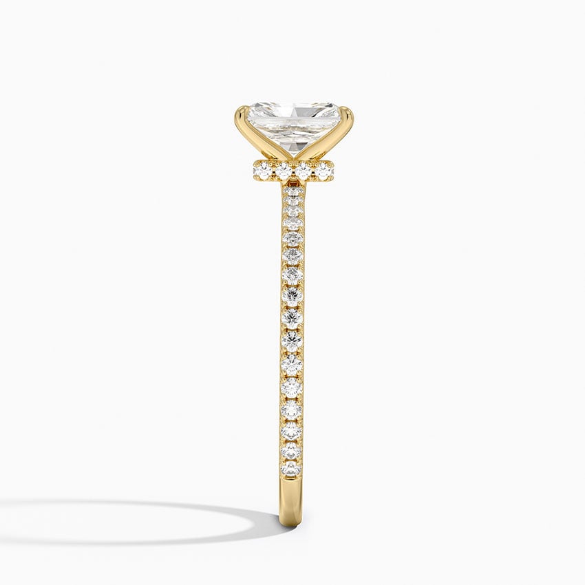 Bellagio Lab-Grown Diamond Ring - Yellow Gold - 1 ct - Side 2