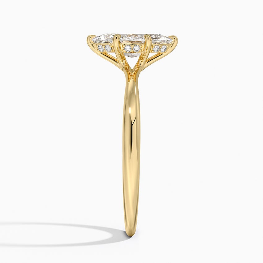 Kyoto Lab-Grown Diamond Ring - Yellow Gold - 1 ct - Side 2