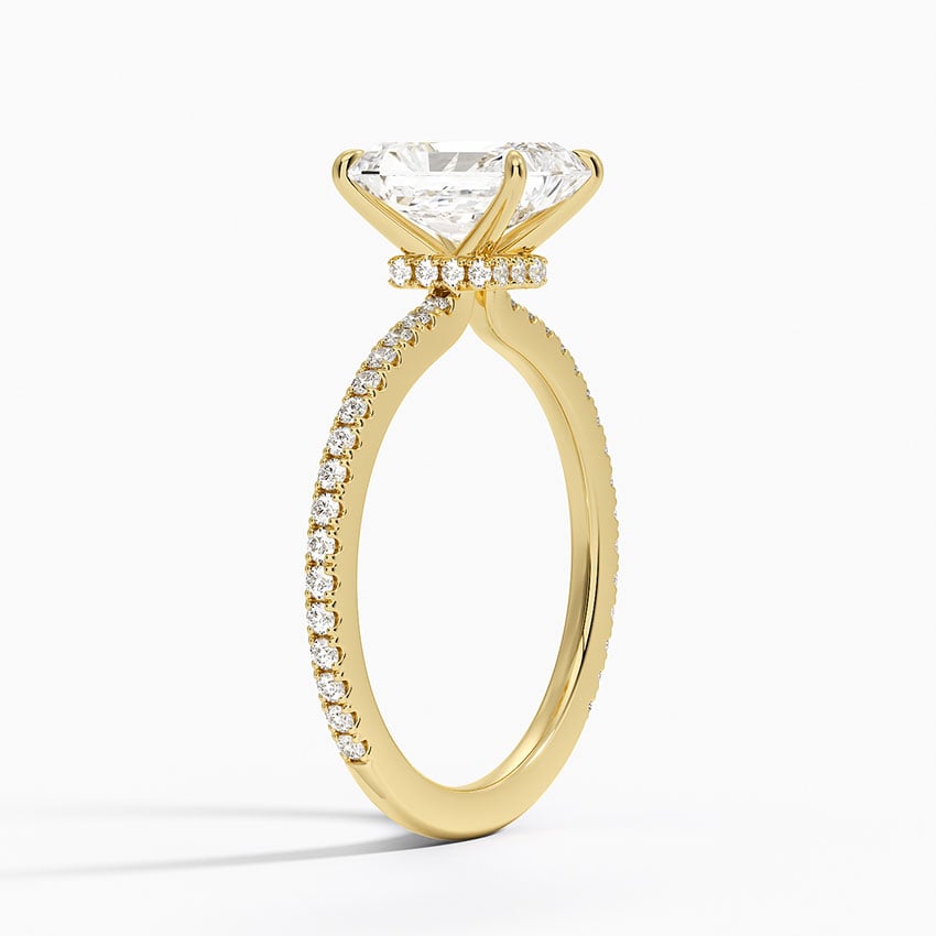 Bellagio Lab-Grown Diamond Ring - Yellow Gold - 1.5 ct - Side 1