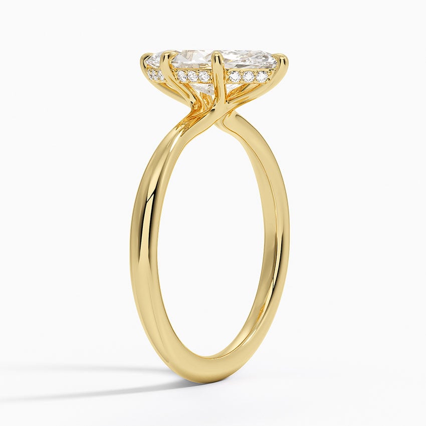 Kyoto Lab-Grown Diamond Ring - Yellow Gold - 1.5 ct - Side 1