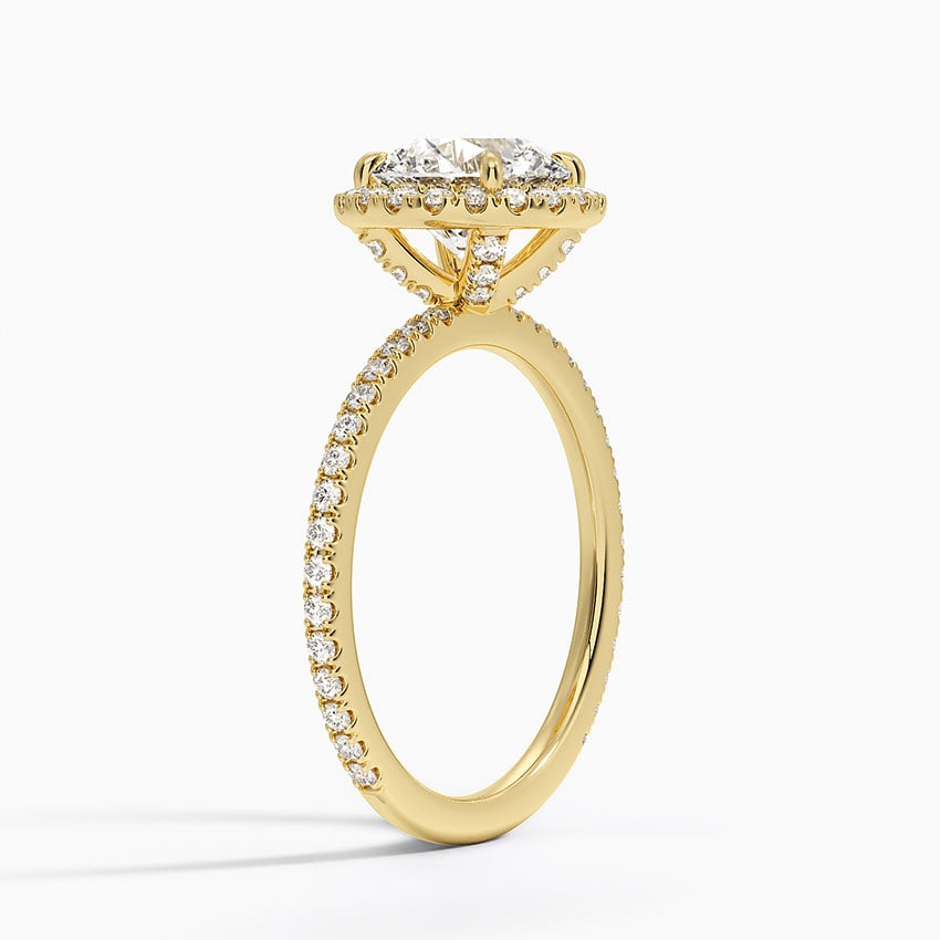 Palawan Lab-Grown Diamond Ring - Yellow Gold - 1.5 ct - Side 1