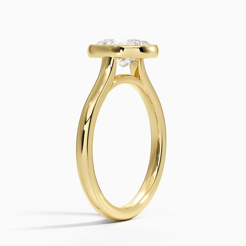 Valencia Lab-Grown Diamond Ring - Yellow Gold - 1.5 ct - Side 1